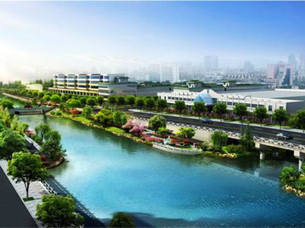 浙江杭州江干區河道治理